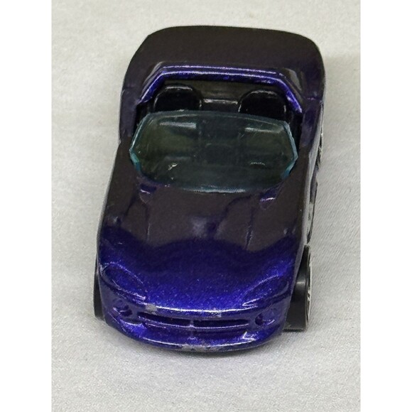 Dodge Viper Flames Hot Wheels 1992 Loose Purple Convertible Vintage 1:64 Diecast - Picture 2 of 9